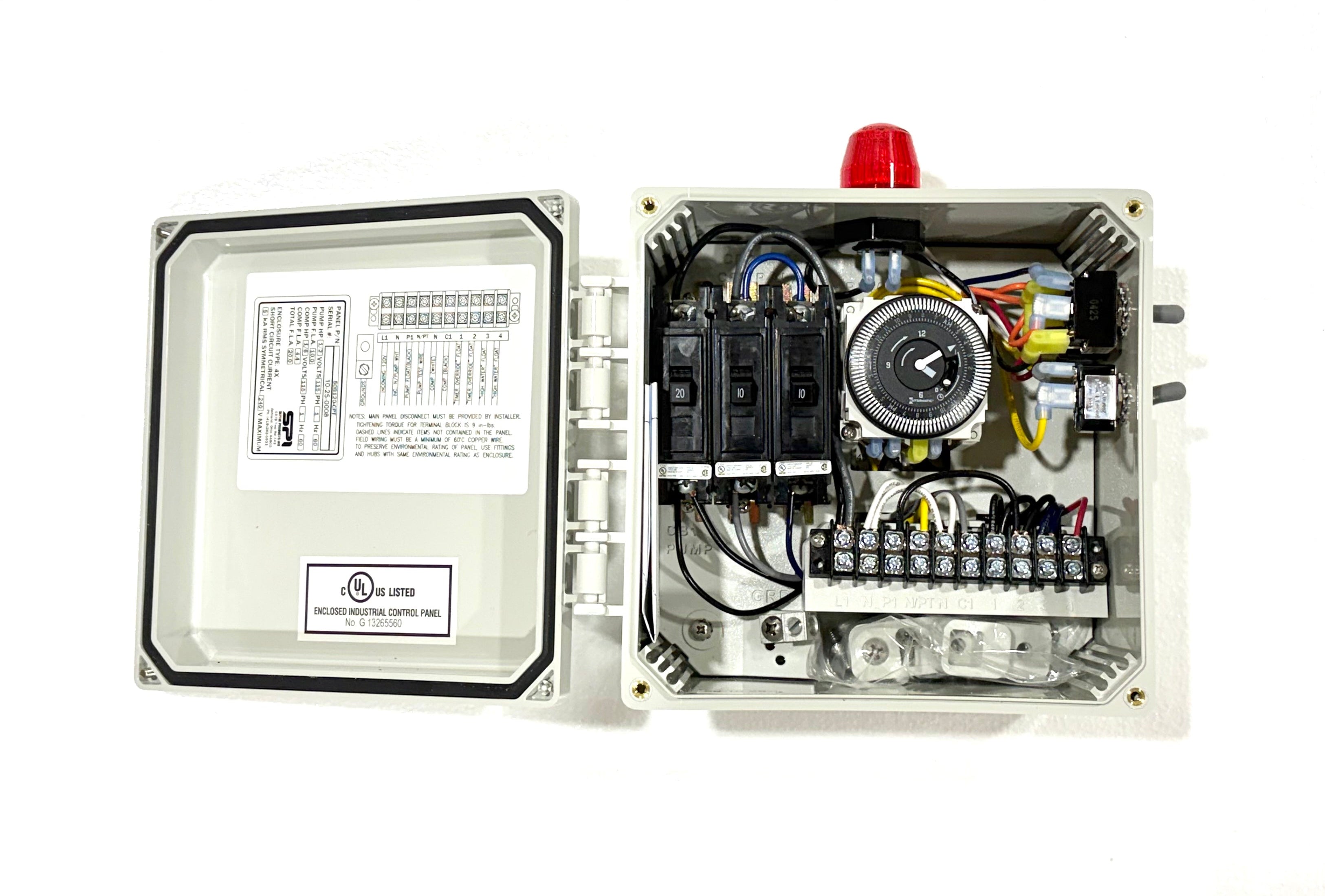 SPI 50B120-CPT Model Aerobic Control Panel with Timer
