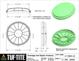 Tuf-Tite 12" Domed Septic Tank Cover/Lid