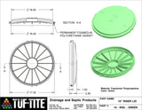 Tuf-Tite 16" Domed Septic Tank Cover/Lid