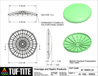 Tuf-Tite 20" Domed Septic Tank Cover/Lid