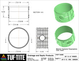Tuf-Tite 20" x 12" Septic Tank Riser