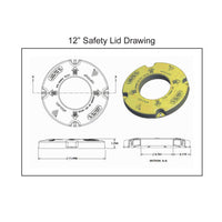 Tuf-Tite 12" Internal Safety Lid