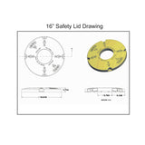 Tuf-Tite 16" Internal Safety Lid