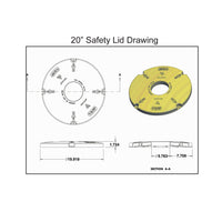 Tuf-Tite 20" Internal Safety Lid
