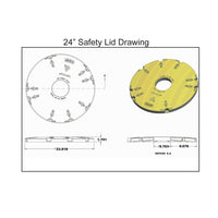 Tuf-Tite 24" Internal Safety Lid